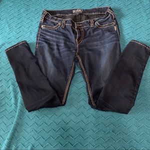 Silver jean jeggings